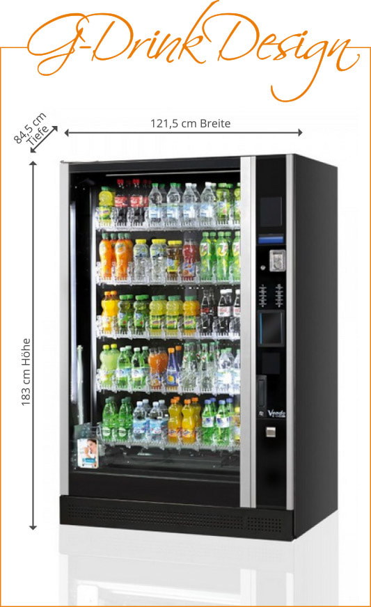 Coffeesky Kaltgetränkeautomat Getränkeautomat Vendo G-Drink Design