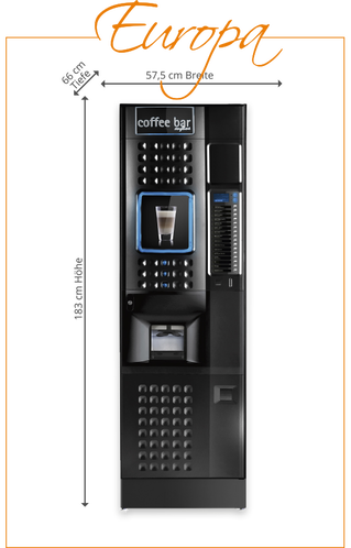 Coffeesky Kaffeeautomat Heißgetränkeautomat Europa